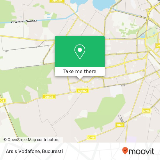Arsis Vodafone map