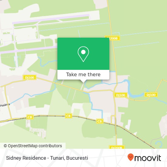 Sidney Residence - Tunari map