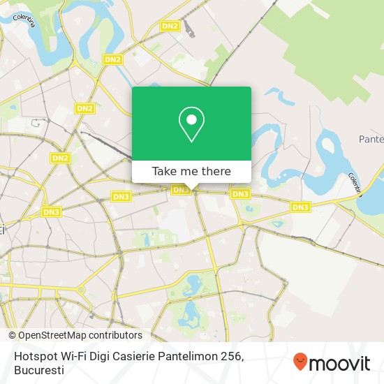 Hotspot Wi-Fi Digi Casierie Pantelimon 256 map