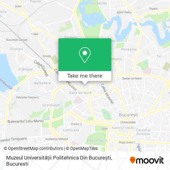 Muzeul Universității Politehnica Din București map