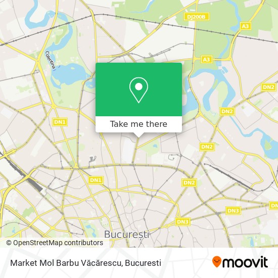 Market Mol Barbu Văcărescu map
