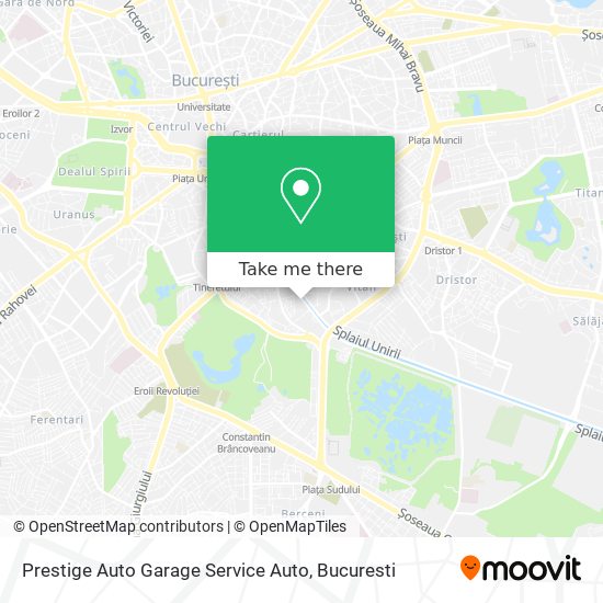 Prestige Auto Garage Service Auto map