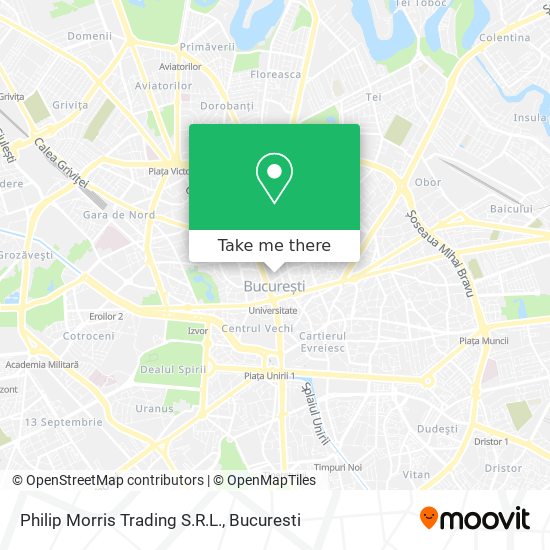 Philip Morris Trading S.R.L. map