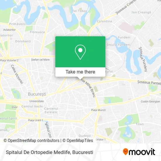Spitalul De Ortopedie Medlife map