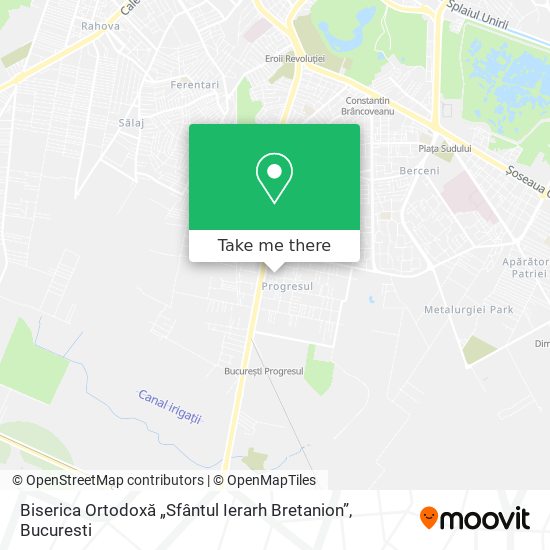 Biserica Ortodoxă „Sfântul Ierarh Bretanion” map