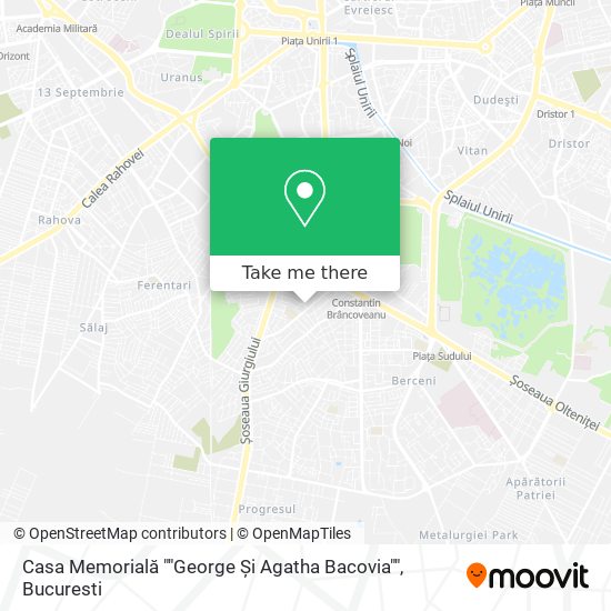 Casa Memorială ""George Și Agatha Bacovia"" map