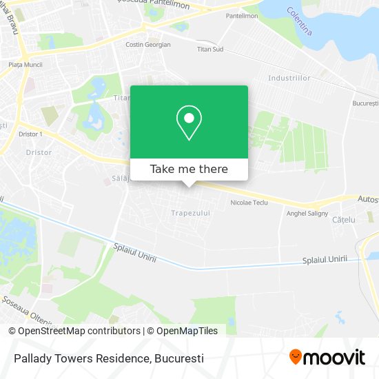 Pallady Towers Residence map