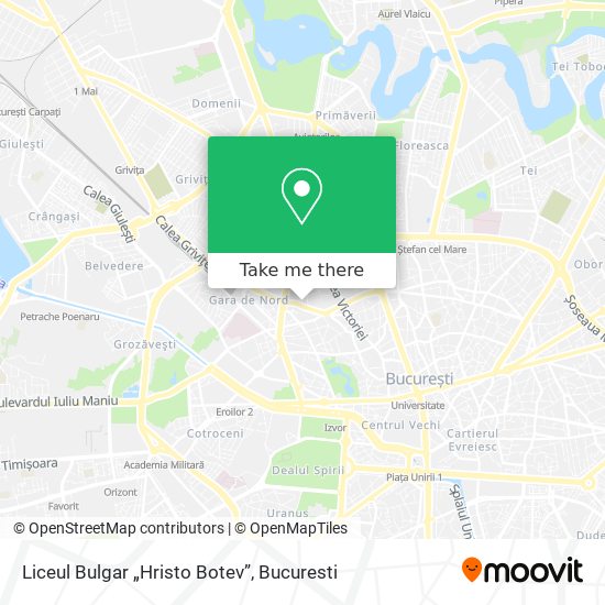 Liceul Bulgar „Hristo Botev” map