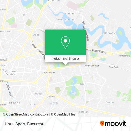 Hotel Sport map