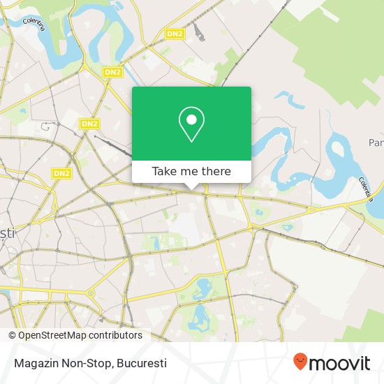 Magazin Non-Stop map