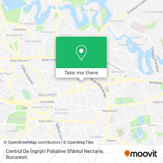 Centrul De Îngrijiri Paliative Sfântul Nectarie map