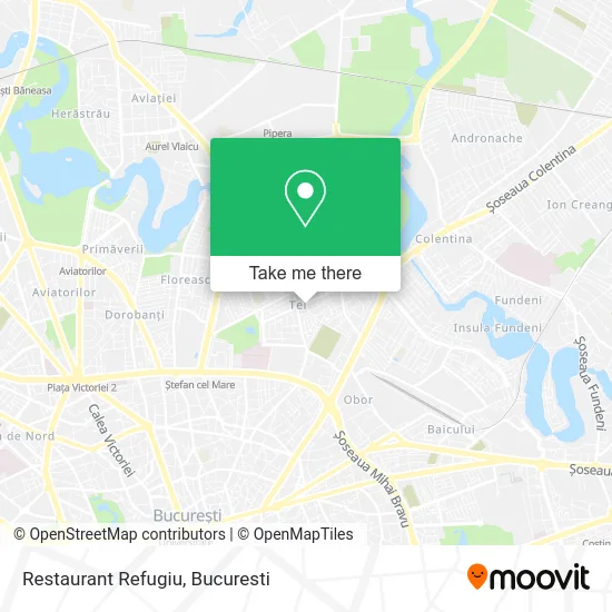 Restaurant Refugiu map