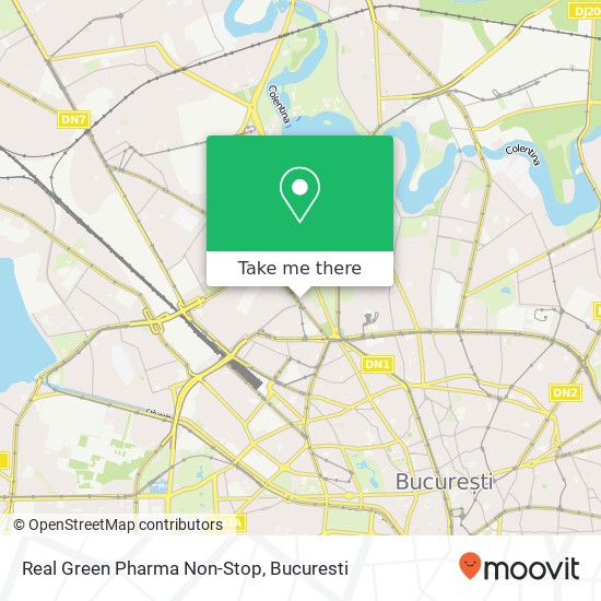 Real Green Pharma Non-Stop map