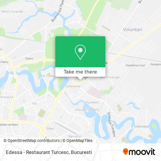 Edessa - Restaurant Turcesc map