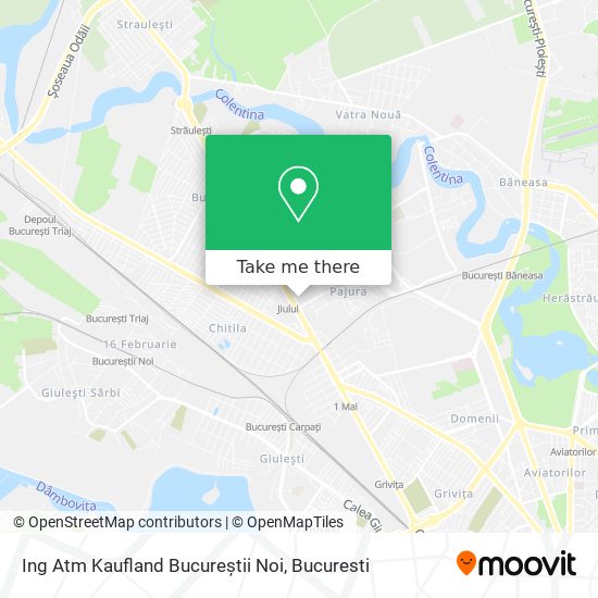 Ing Atm Kaufland Bucureștii Noi map