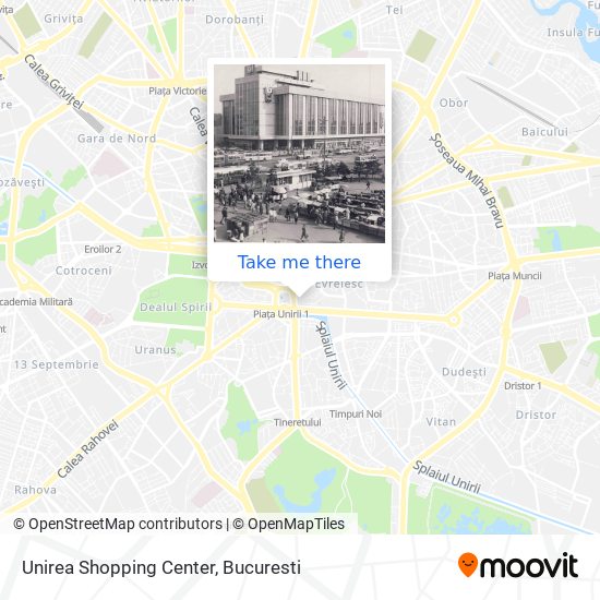 Unirea Shopping Center map