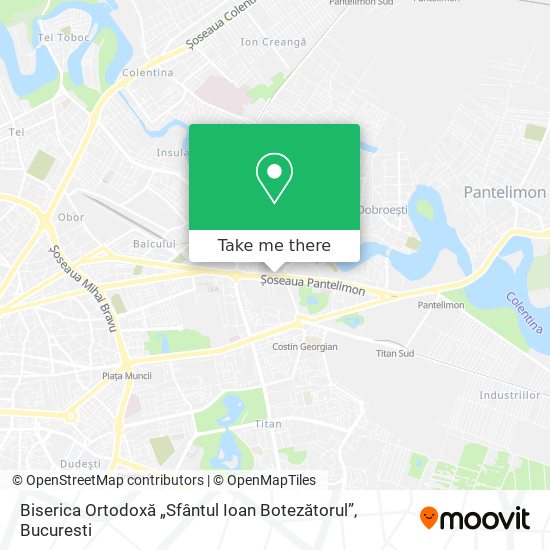 Biserica Ortodoxă „Sfântul Ioan Botezătorul” map