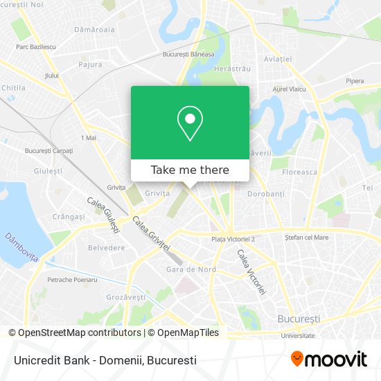 Unicredit Bank - Domenii map