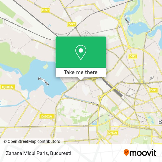 Zahana Micul Paris map