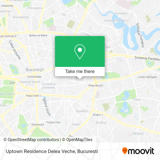 Uptown Residence Delea Veche map