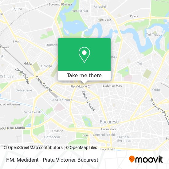 F.M. Medident - Piața Victoriei map