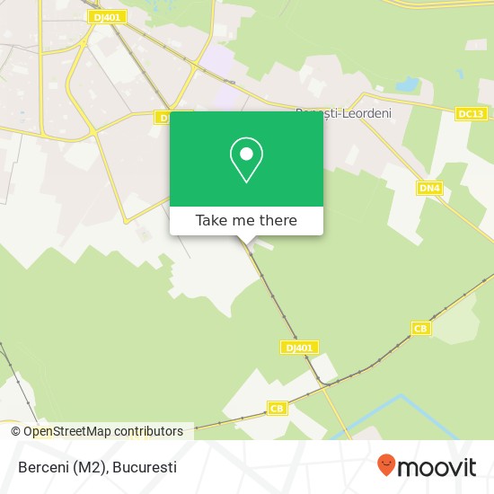Berceni (M2) map