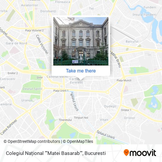 Colegiul Național ""Matei Basarab"" map