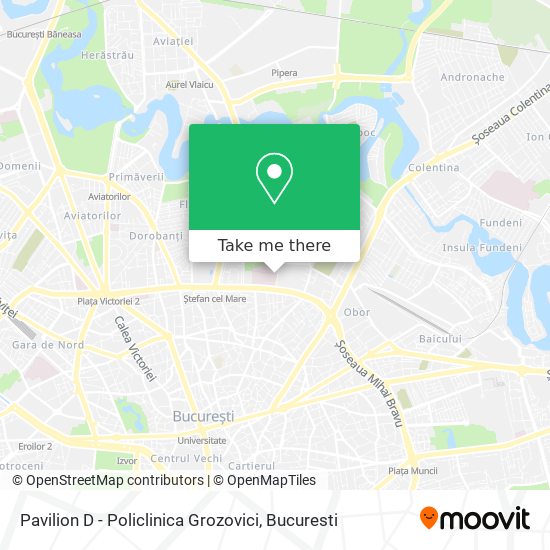 Pavilion D - Policlinica Grozovici map