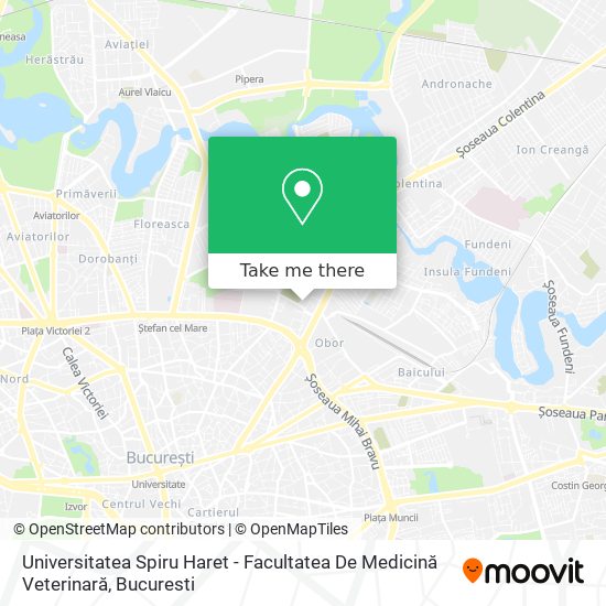 Universitatea Spiru Haret - Facultatea De Medicină Veterinară map