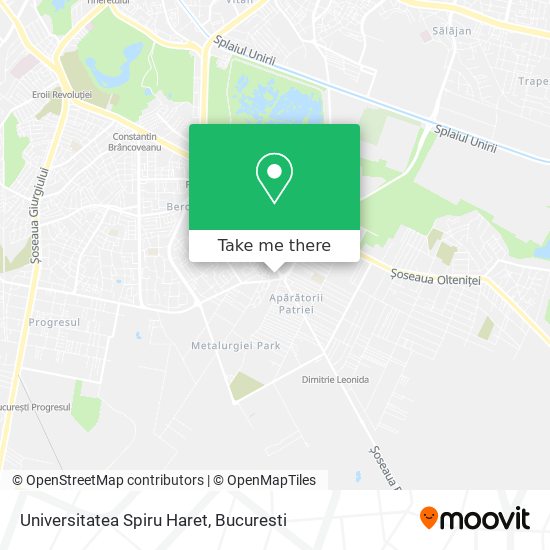 Universitatea Spiru Haret map