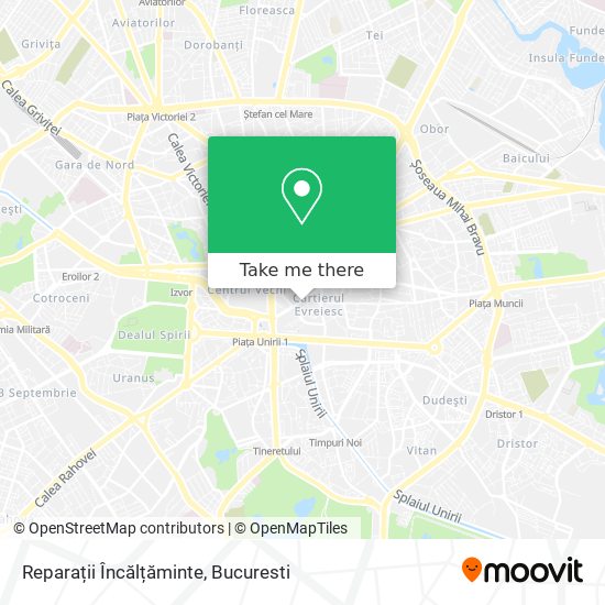 Reparații Încălțăminte map