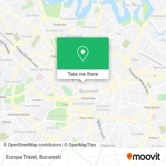 Europa Travel map