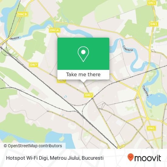Hotspot Wi-Fi Digi, Metrou Jiului map