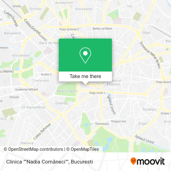 Clinica ""Nadia Comăneci"" map
