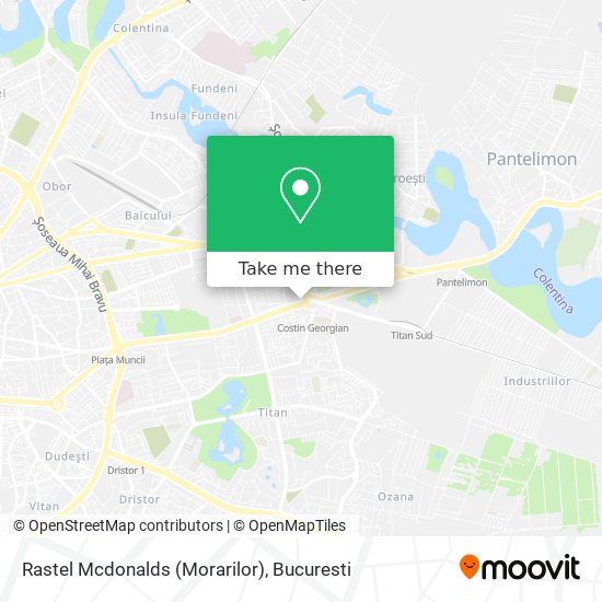 Rastel Mcdonalds (Morarilor) map