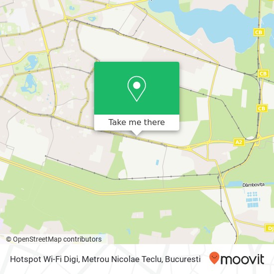 Hotspot Wi-Fi Digi, Metrou Nicolae Teclu map