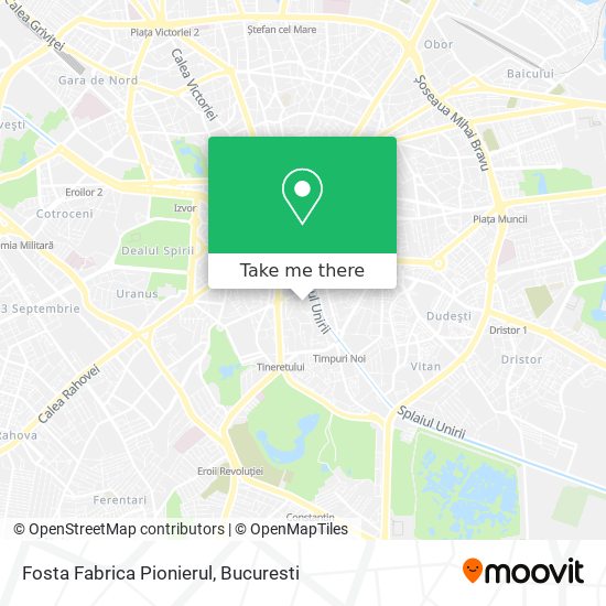 Fosta Fabrica Pionierul map
