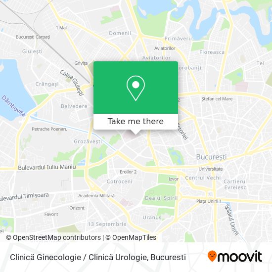 Clinică Ginecologie / Clinică Urologie map