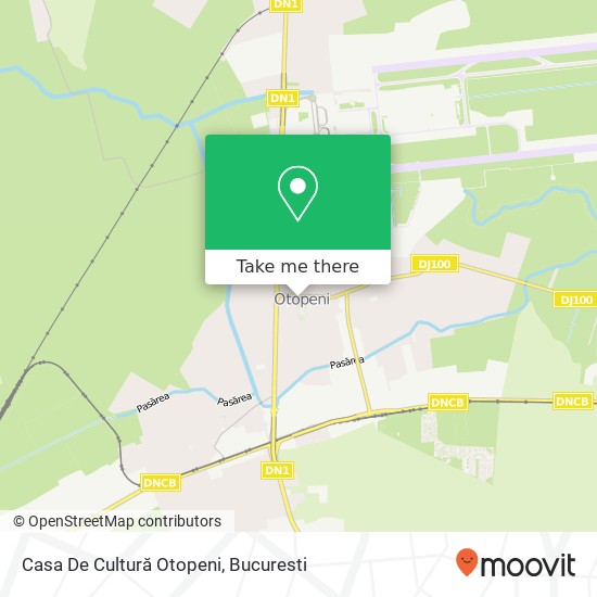 Casa De Cultură Otopeni map