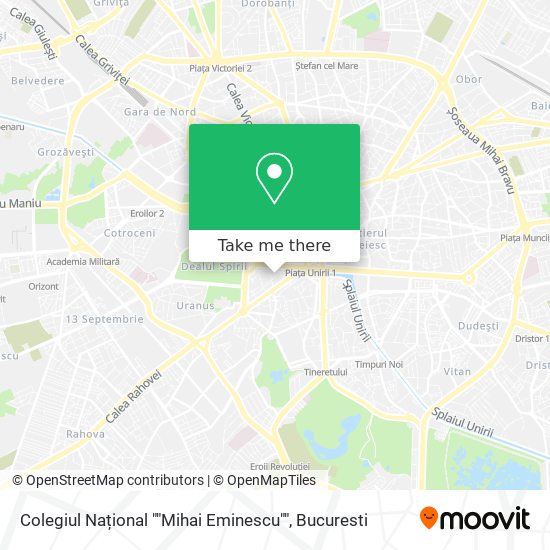 Colegiul Național ""Mihai Eminescu"" map