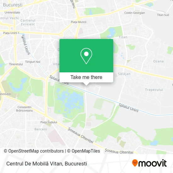 Centrul De Mobilă Vitan map