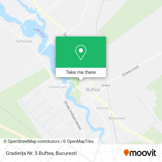 Gradinița Nr. 5 Buftea map
