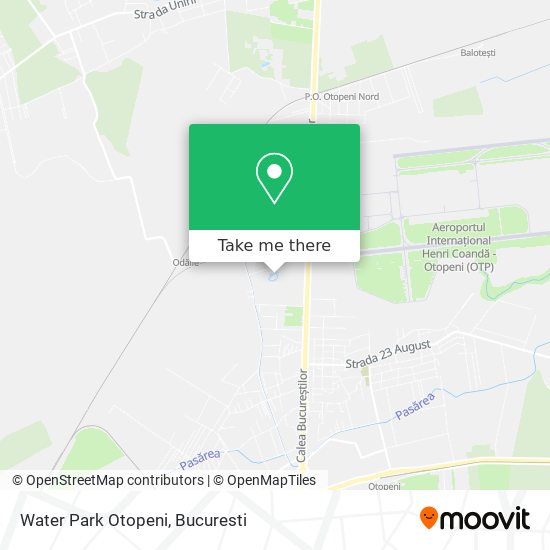 Water Park Otopeni map