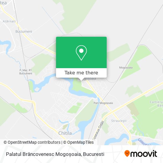 Palatul Brâncovenesc Mogoșoaia map