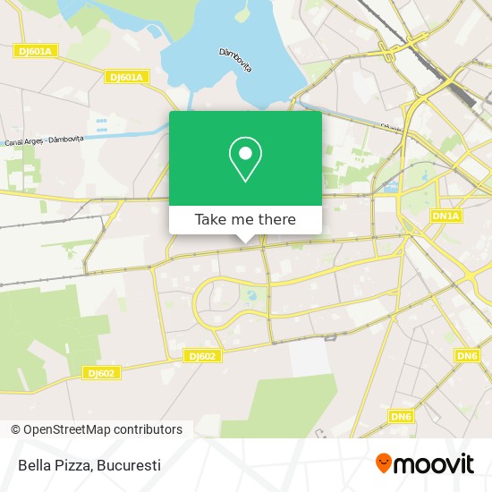 Bella Pizza map