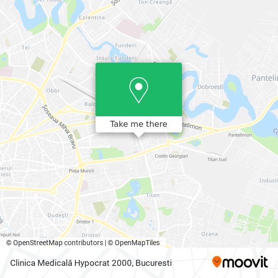 Clinica Medicală Hypocrat 2000 map