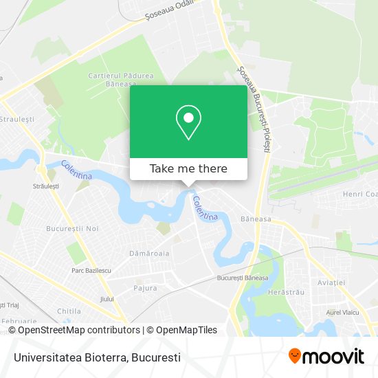 Universitatea Bioterra map