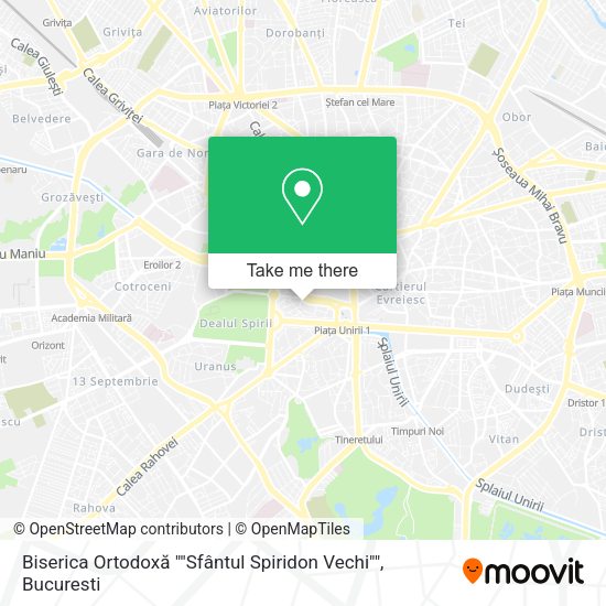 Biserica Ortodoxă ""Sfântul Spiridon Vechi"" map