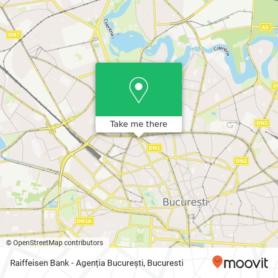 Raiffeisen Bank - Agenția București map