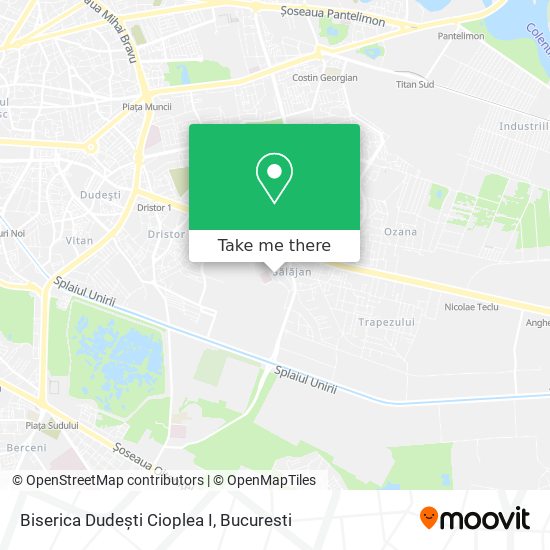 Biserica Dudești Cioplea I map